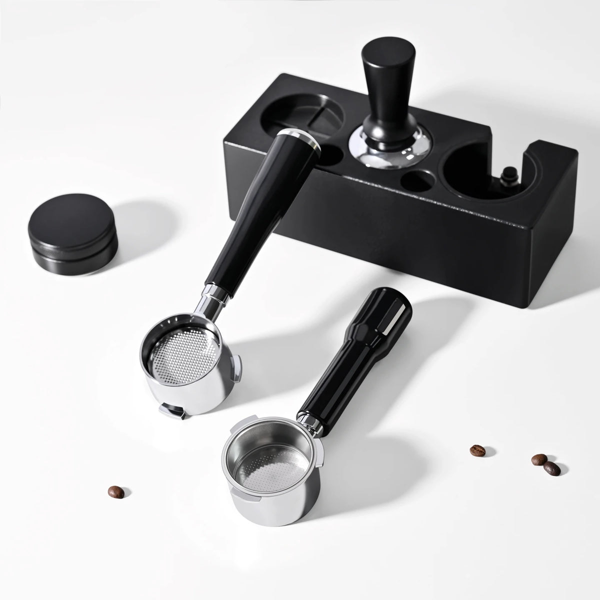 51mm Coffee Bottomless Portafilter With Filter Basket For Homix H11 Oster Cecotec Hibrew Espresso Machine Handle Cafe Tools