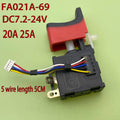 DC 7.2-24V 20A 25A