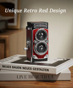 CHUZHAO Retro Mini Digital Camera  Autofocus 12MP, Portable Vlogging Camera with 1080P FHD Video, Perfect Ideal Gift