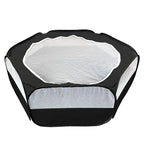 Portable Small Pet Cage Transparent Hedgehog Cage Tent Pet Playpen Open Folding Yard Fence For Dog Hamster Rabbit Guinea Pig