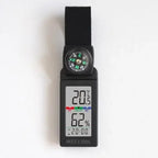 Multifunction Thermometer Hygrometer Automatic Electronic Temperature Humidity Monitor Clock LCD Screen Weather Station for Home