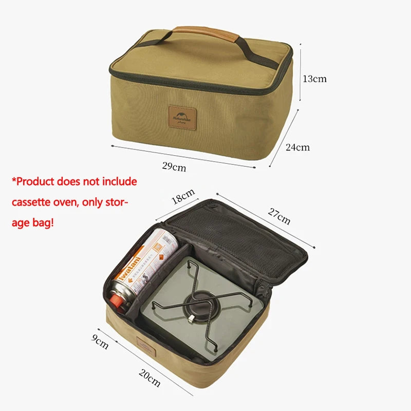 Naturehike Tool Bags Outdoor Gas Tank Storage Bag Large Capacity Stove Storage Bag Picnic Cookware Multifunction Kit Bag