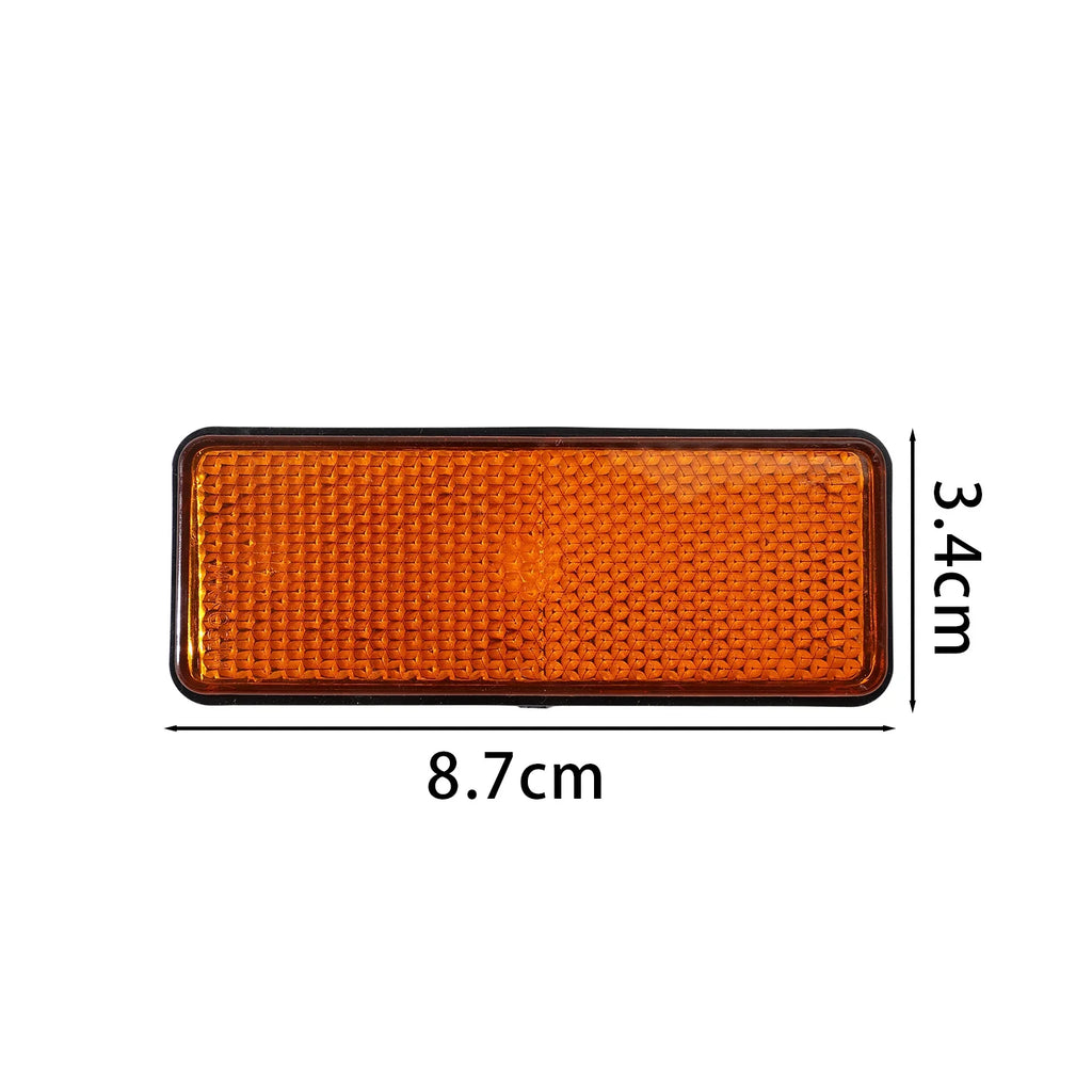 Electric Scooter Rear Reflector Night Safety Warning Plate Waterproof High Bright Universal Motorcycle Car Truck Trailer Parts