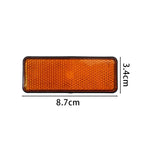 Electric Scooter Rear Reflector Night Safety Warning Plate Waterproof High Bright Universal Motorcycle Car Truck Trailer Parts