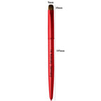 French nail art brush for acrylic & UV gel, elegant handle, blue/red/light gold styles
