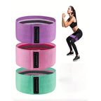 Fabric Resistance Hip Booty Bands Elastic Glute Thigh Workout Squat Circle Stretch Fitness Strips Loops Yoga Gym Equipment