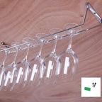 Stylish Hanging Wine Glass Rack for Bars and Homes Vintage-Inspired Hanging Wine Glass Rack for Home Bars
