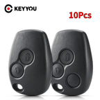 KEYYOU Remote Key Shell Case No Blade for Renault/Dacia/Nissan 2 or 3 Button 10pcs