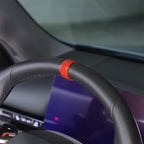 ABS Carbon Fiber/Red/Black For BMW 5 Series G60 2024 2025 Car Steering Wheel Ring Cover Interior Accessories