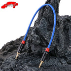 3.5mm Mono TS Male to Male Audio Cable Extension, Gold Plated, Shielded, Black