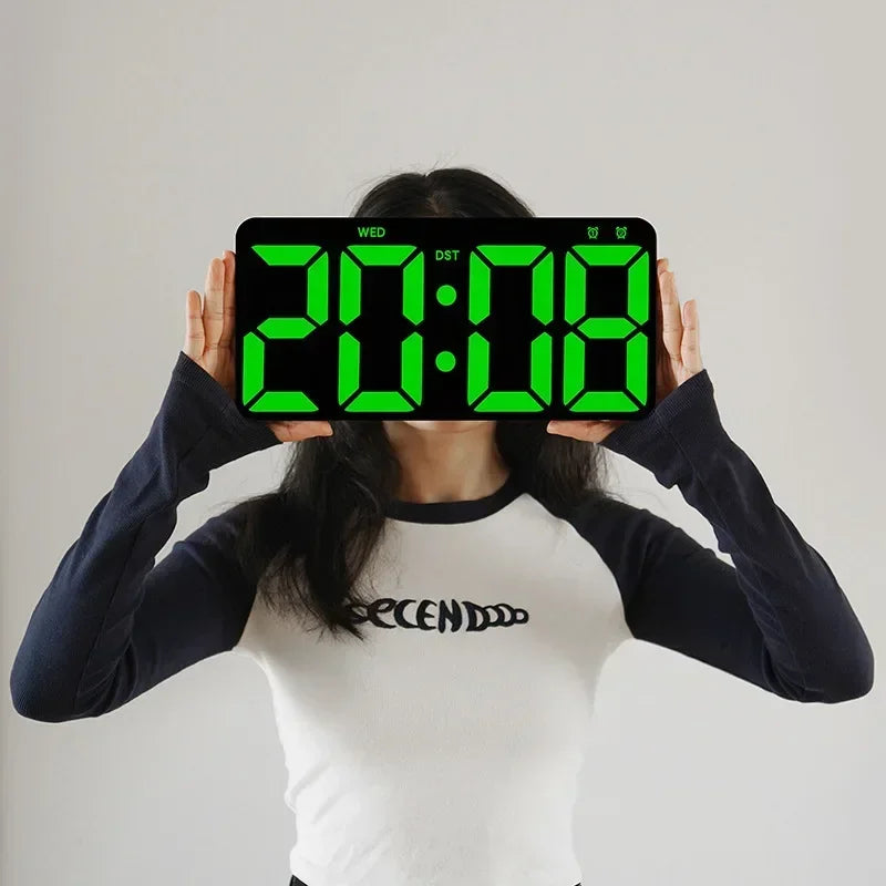 Transform Your Kitchen: Remote LED Clock with Custom Brightness