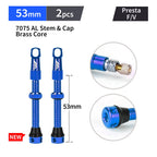 MANA 1Pair Bicycle Presta Valve 40/53/63/78/100mm 7075 Aluminum Alloy For Tubeless Road/MTB/Gravel Bike-ELITEWHEELS Valve