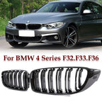 Front Bumper Kidney Gloss Black Carbon Chrome Grill M Color Grille Grill For BMW 4 Series Gran F32 F33 F36 F80 F82 2013-2020