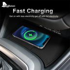 Car Wireless Charger For Subaru Crosstrek Impreza 2024 2025 For Iphone Mobile Phone PVC Charging Holder Wirelessly 15W RHD LHD