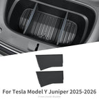 for Tesla Model Y Launch 2025 2026 Juniper Car Front Trunk Interval Combination Partition Front Spare Box Organizer Accessories