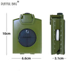 Travel K4074 High Precision Metal Compass Luminous Dial Multi-purpose American Compass Outdoor Survival Tool Camping Gear NA69S