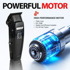 BRDCLIP Professional Electric Hair Clipper BRD 106 Hair Trimmer for Man 7500RPM with Base 5-adjusted DLC Blade Barber Machine