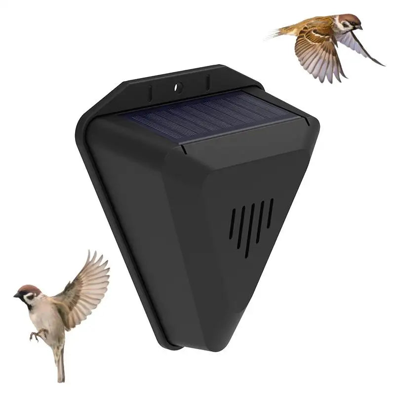 NEW Solar Timer Bird Repeller With 13 Sound Waterproof Bird Repellent Alarm Outdoor Crop Orchard Protection Animal Deterrents