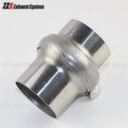 Car Stainless steel exhaust pipe male and female flange universal connection 51mm 63mm 70mm 76mm removable assembly fittings