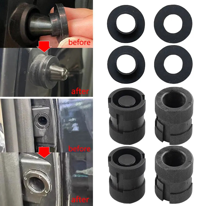 Middle Door Abnormal Noise Elimination Rubber Ring Mute Sound Guide Block For Mercedes Benz Vito V Class V260 W447 15-22