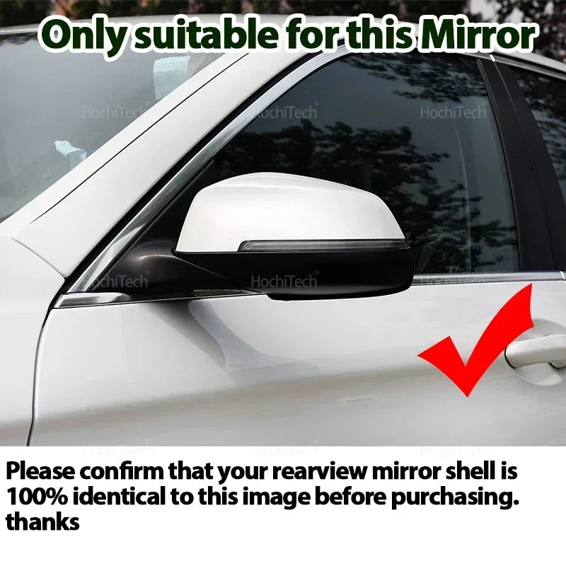 Carbon Fiber Rearview Mirror Cover Replacement Side Mirror Caps for BMW 5 6 7 series F10 F11 F07 F06 F12 F13 F01 F02 F03 F04 LCi