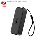 Tuya Zigbee Outdoor Temperature Humidity Sensor Thermometer Smart Life Work with Google Assistant ,IP65 Waterproof+Hanging Rope