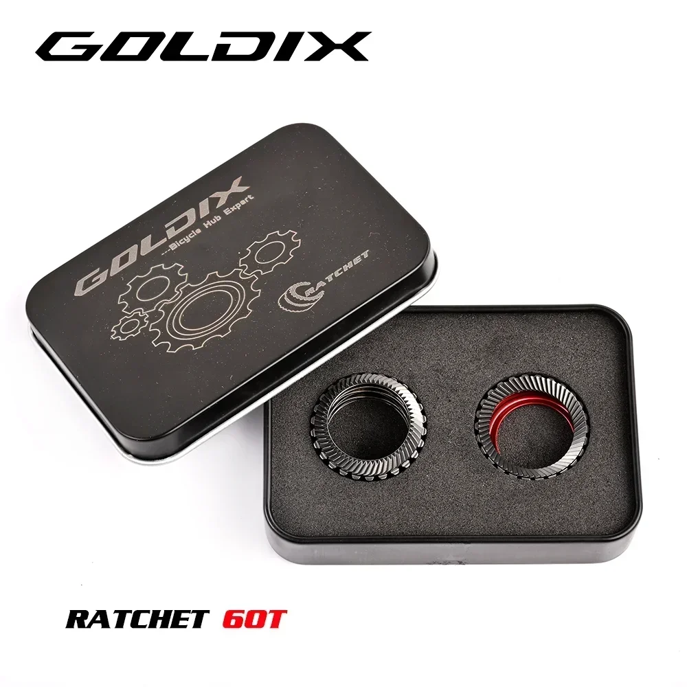 GOLDIX Spiral X-Drive Ratchet 36T/60T Bicycle Hub Ratchet with Wave Spring for 370/350/310/180/160 Hubs