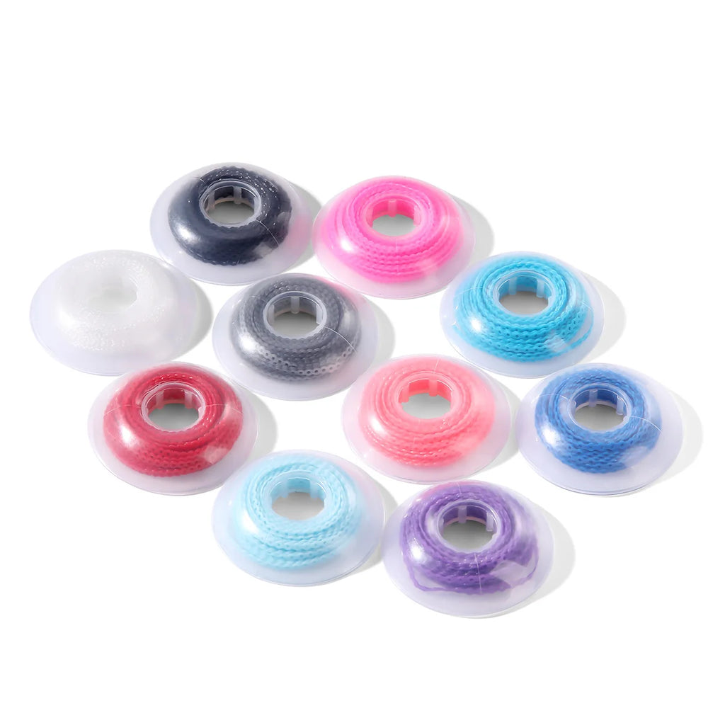 5rolls/pack Dental Orthodontic Elastic Rubber Power Chain Rubber Band Long Short Closed Elastic Ultra Power Chain High Strength