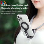 Silicone Magnetic Neck Halter Mobile Phone Holder For IPhone 16 15 14 13 For For Samsung FOR Xiaomi Selfie Stand Bracket