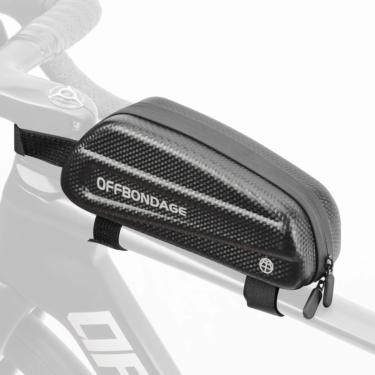 OFFBONDAGE Hard Shell Bike Front Bag 0.8L EVA Waterproof Bicycle Bag MTB Road Bike Top Tube Bag Cycling Storage Bike Accessories