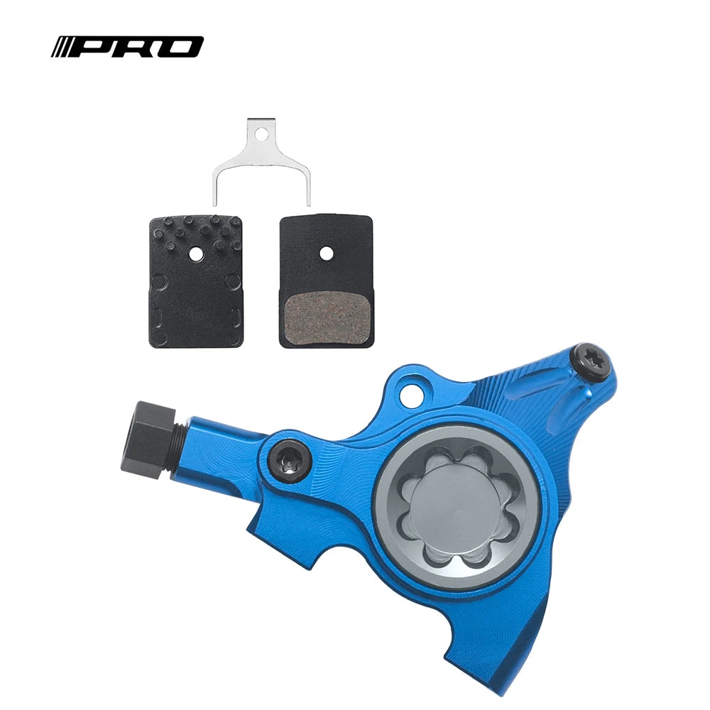 IIPRO Flat Mount Hydraulic Brake Caliper 2-Piston | Road/MTB Flat Bar Bike Upgrade Kit | Multi-Color