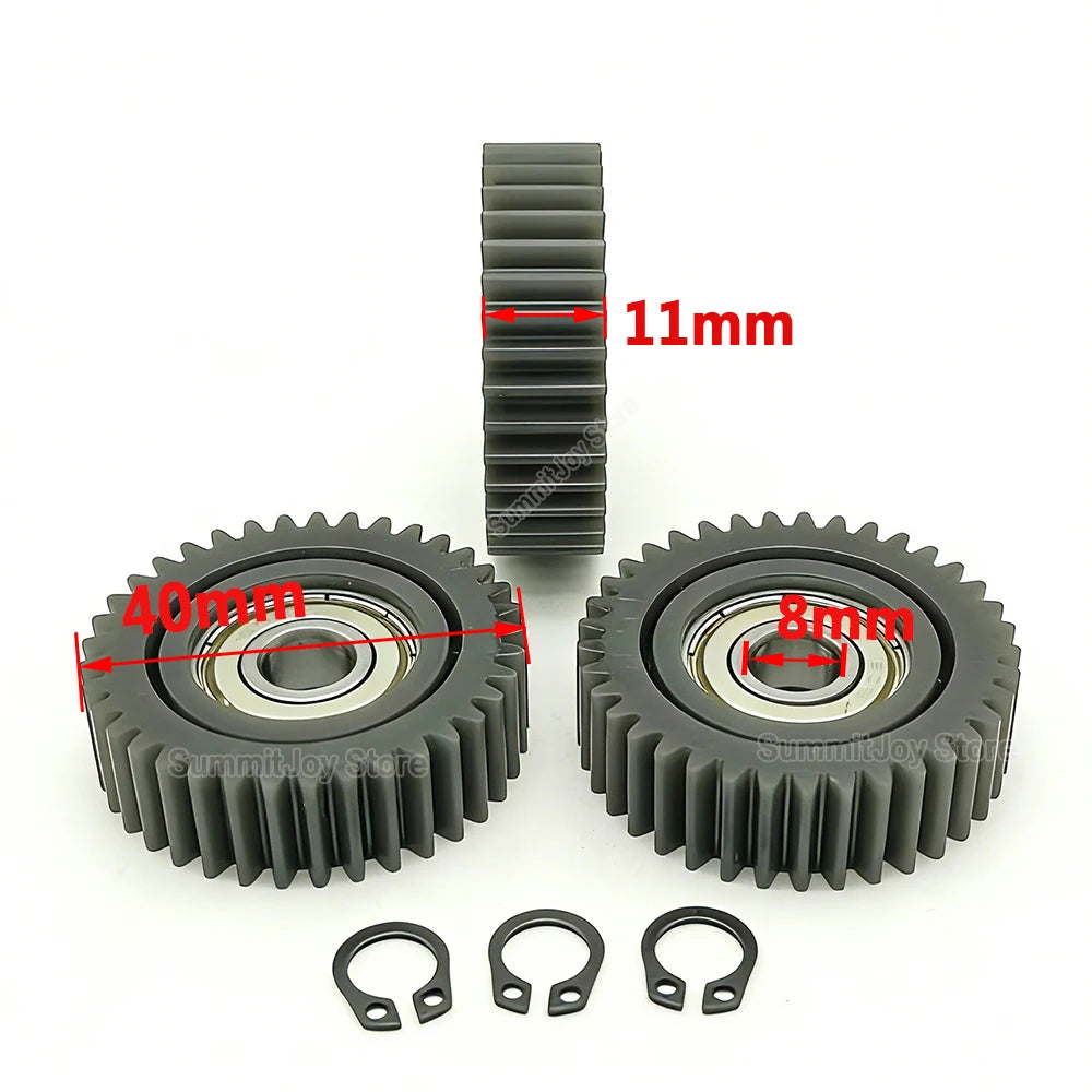 E-Bike Motor Gear Clutch Kit 37T 40x11mm Planetary Gear with 69mm Clutch for Folding Bicycle 250W 350W Hub Motor E-Bike Vehicle