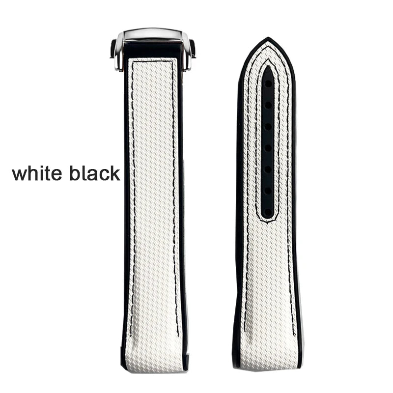 Strap for Omega X Swatch Joint MoonSwatch 20mm Curved End Silicone Rubber Band for Seamaster 300 Waterproof Sport Watch Bracelet