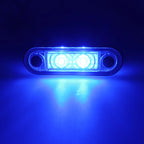 10pcs 12/24V Waterproof LED Side Marker Lights Clearance Rear Tail Brake Indicator Turn Signal Lamps Truck Trailer Tractor Van