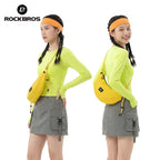 ROCKBROS Outdoor Bicycle Bag 1.8L Capacity Banana Shape Bike Bag with Shoulder Strap Multi-Scene Application Crossbody Bike Bag