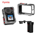 Flymile Action 5 Cage Metal Protective Case for DJI Osmo Action 5 Pro Accessories Expansion Mounts Frame With Buttons