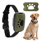 Dog Anti Bark Collar Ultrasonic + Vibration Training Device, USB Rechargeable, Multiple Colors