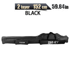 Portable Foldable Fishing Rod Carrier Fish Pole Reel Tools Storage Bag Case 122cm / 152cm / 182cm