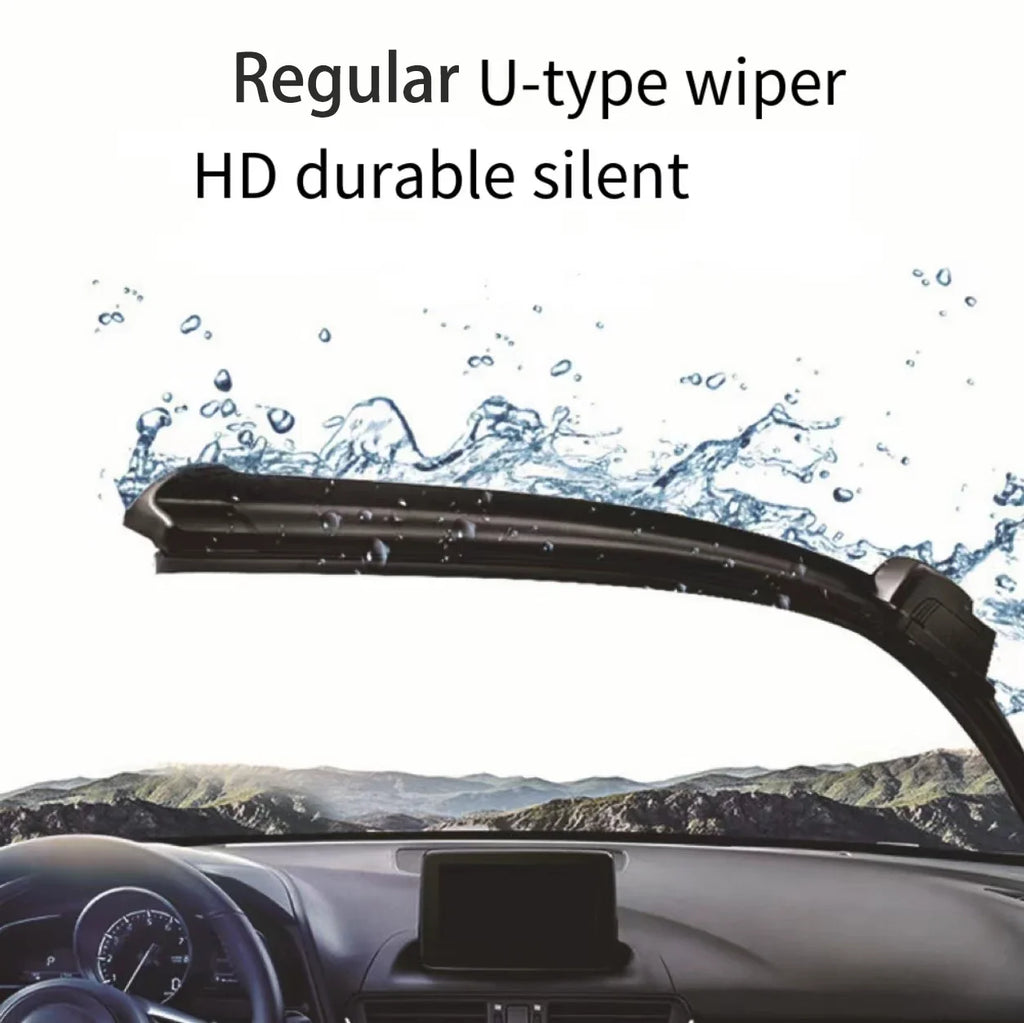 For Chevrolet Captiva MK1 2006-2018 Car Front Wiper U-type Soft Rubber Boneless Wiper HD Quiet Durable Automotive Wiper 24"16"