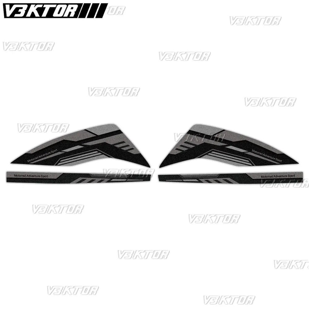 For R1200GS R1250GS ADV Rallye HP4 Trophy Triple Black Motorcycle Handguard Shield Sticker Motorrad Hand Guard Decals