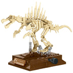 MOC Dinosaur Series Triceratops Tyrannosaurus Rex Keel Model Ornament Children's Puzzle Assembly Toy Gift Building Block