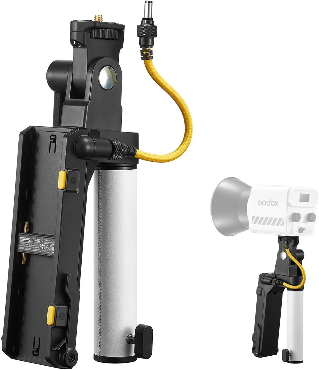 Godox AK-B01 NP-F Battery AK-B02 V Mount Battery Grip Holder for ML60 ML60II BI ML100BI ML100R Led Light Stand Tripod