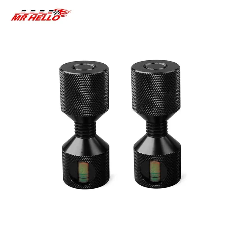 2 Hole Flange Alignment Pin Set 1-1/8in 6061 Aluminum, Black or Red