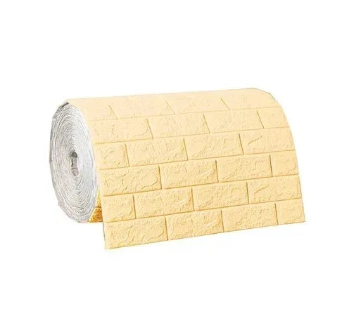 1/5/10m/Roll Retro 3D Wall Sticker Imitation Brick Plane Wall Sticker Furniture Stickers Wallpaper for Wall Living Room Kitchen