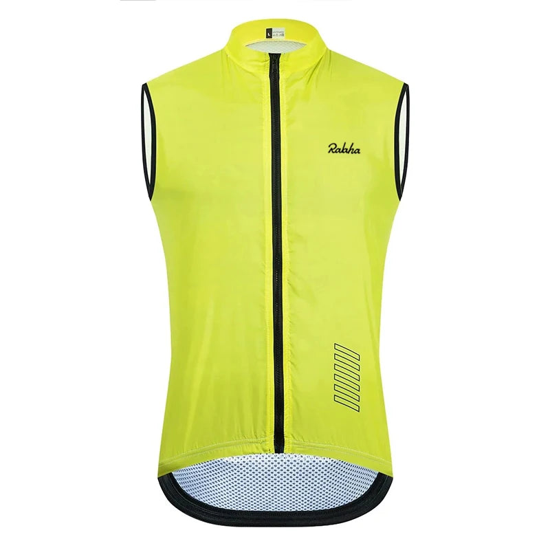 Ralaha-Breathable Anti-UV Cycling Shirts for Men, Sleeveless Bicycle Clothing, Summer Vest, New