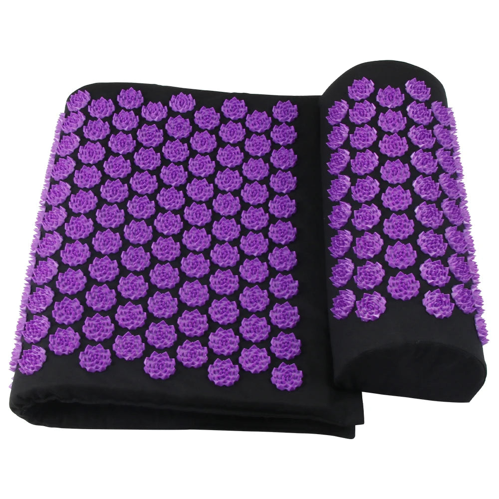Acupressure Yoga Mat Kuznetsov's Applicator Cushion Sensi Massage Body Needles With Spikes Pillow Foot Massager Fitness Pilates