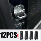 Soft Silicone Auto Door Lock Damper Buffer Pad Shock Absorber Anti Noise Soundproof Gasket Protection Sticker Accessories Kit