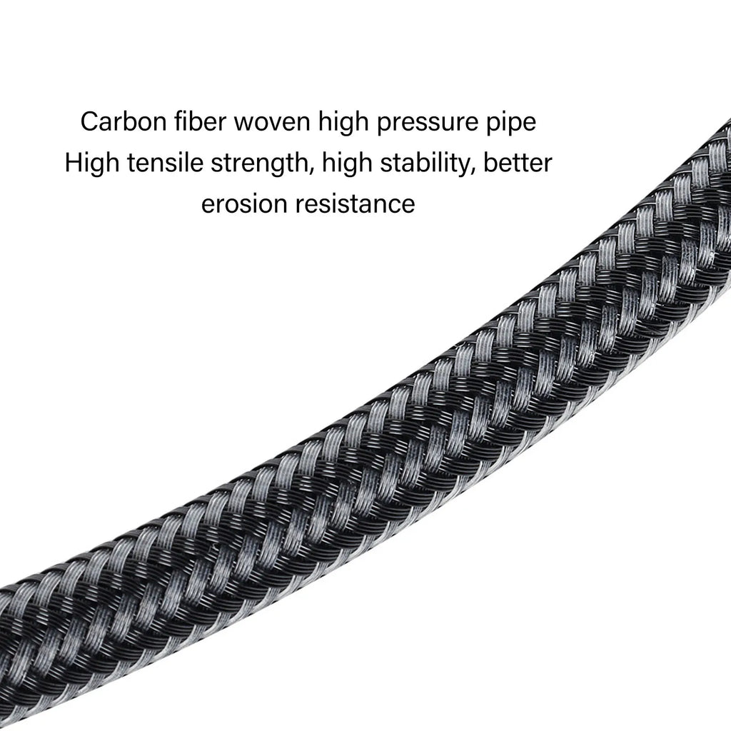 15cm 65cm 80cm Diving High Pressure Regulator Hose Professional Carbon Fiber Woven Flexible Safe Scuba Diving High Pressure Hose