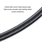 15cm 65cm 80cm Diving High Pressure Regulator Hose Professional Carbon Fiber Woven Flexible Safe Scuba Diving High Pressure Hose