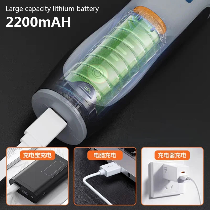 8500r-21000rpm USB Cordless Rotary Tool Dremel Mini Drill Engraving Pen Electric Mini Wireless Drill Accessories DIY Set